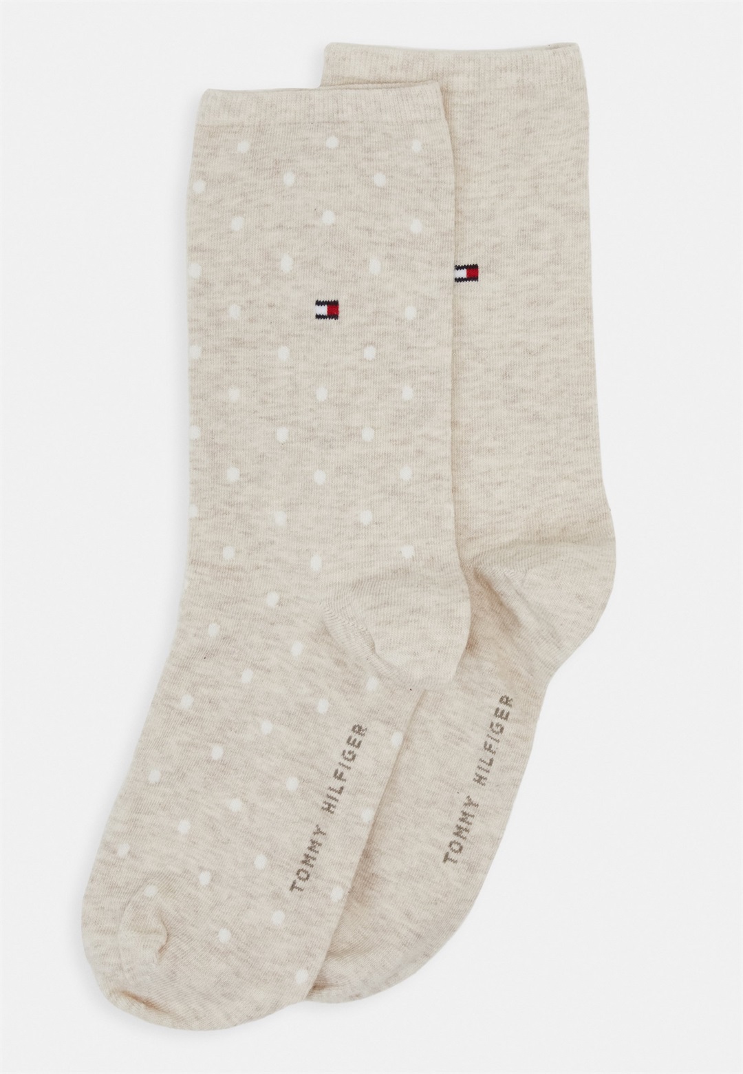 Tommy Hilfiger WOMEN 2 PACK - Socken - light beige melange/beige