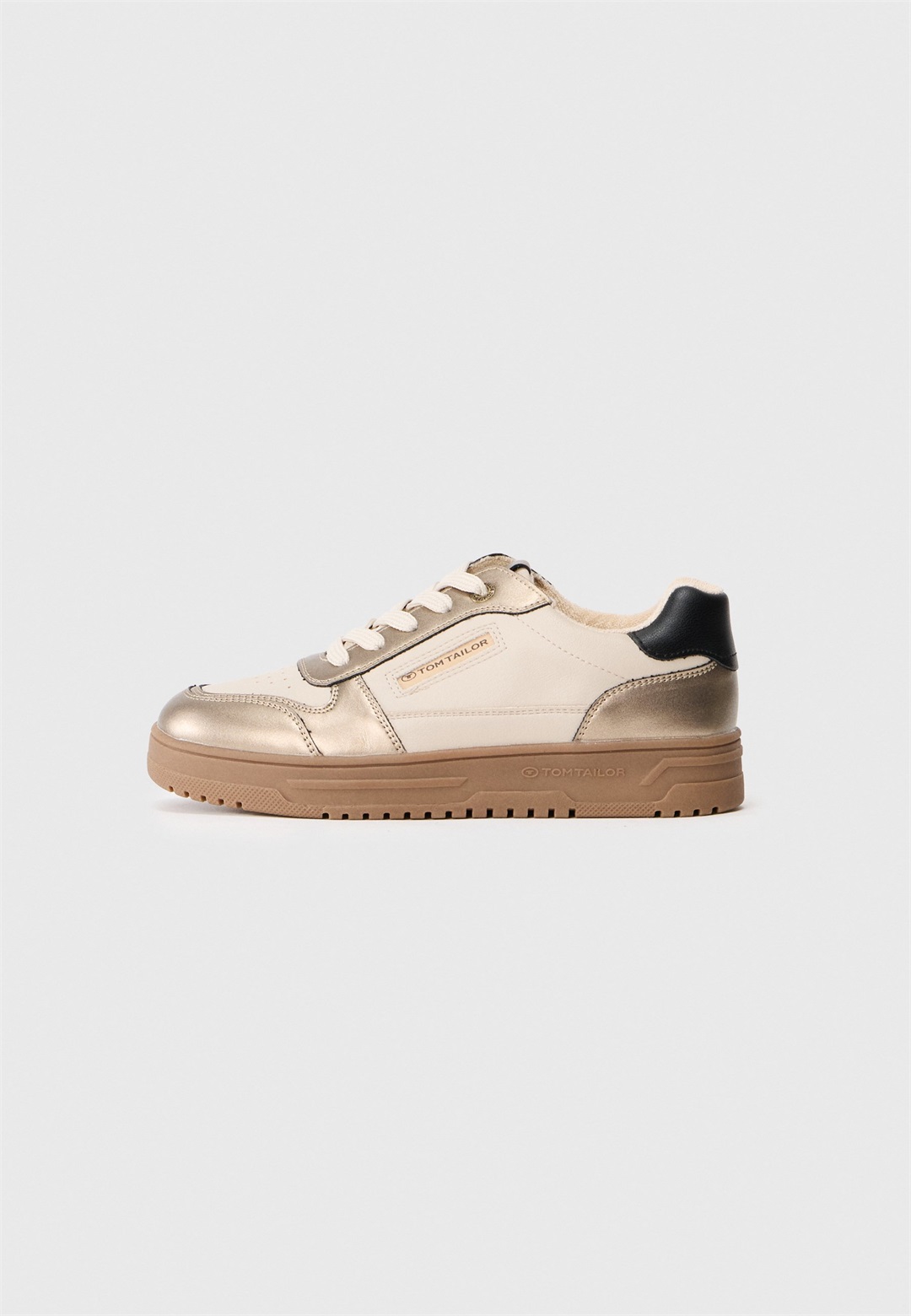 TOM TAILOR Sneaker low - gold-coloured/goldfarben