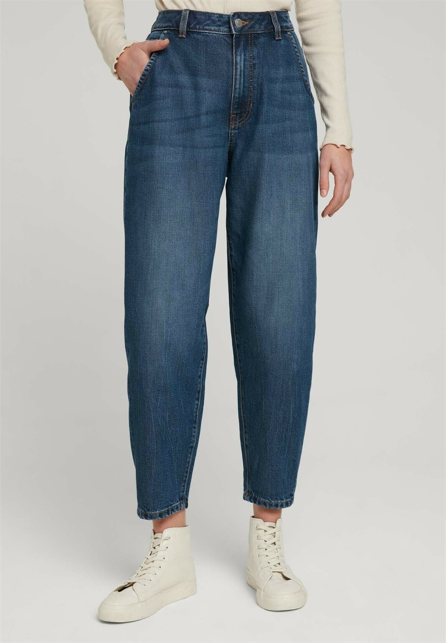 TOM TAILOR DENIM Barrel Mom - Mom Jeans - used mid stone blue denim/blue denim