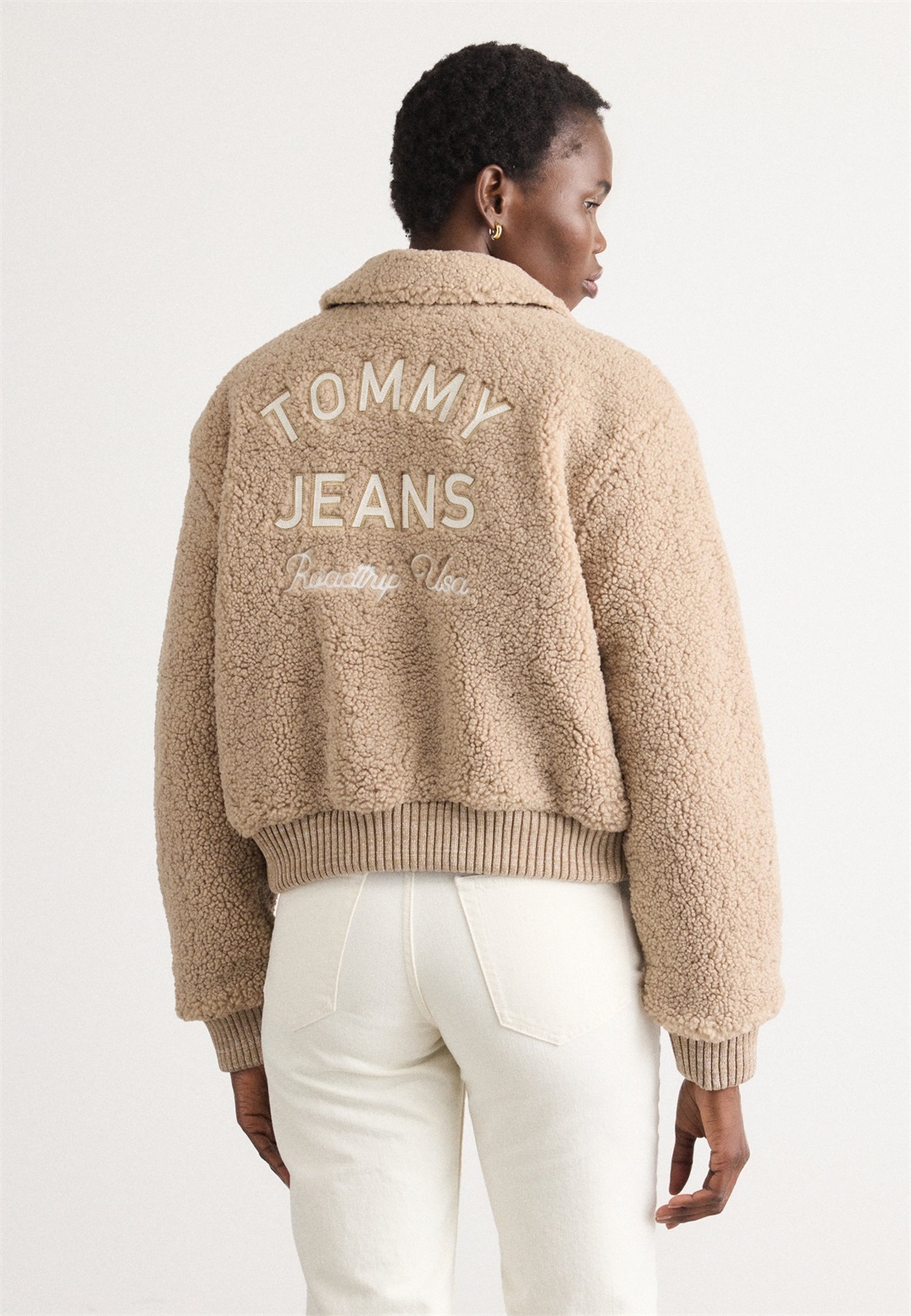 Tommy Jeans VARSITY - Bomberjacke - malted milk/beige