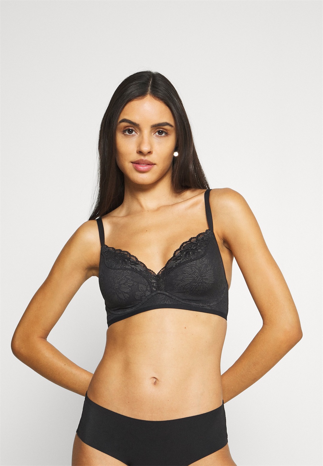 Triumph FIT SMART - Triangel BH - black/schwarz