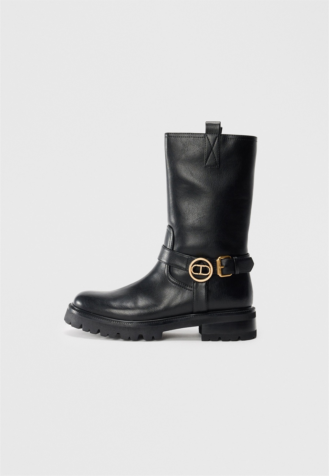 TWINSET Cowboy-/Bikerboot - nero/schwarz