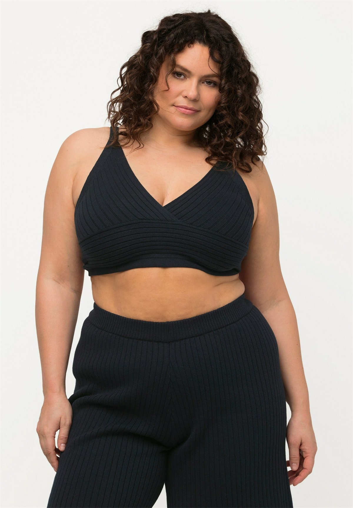 Ulla Popken Top - black/schwarz