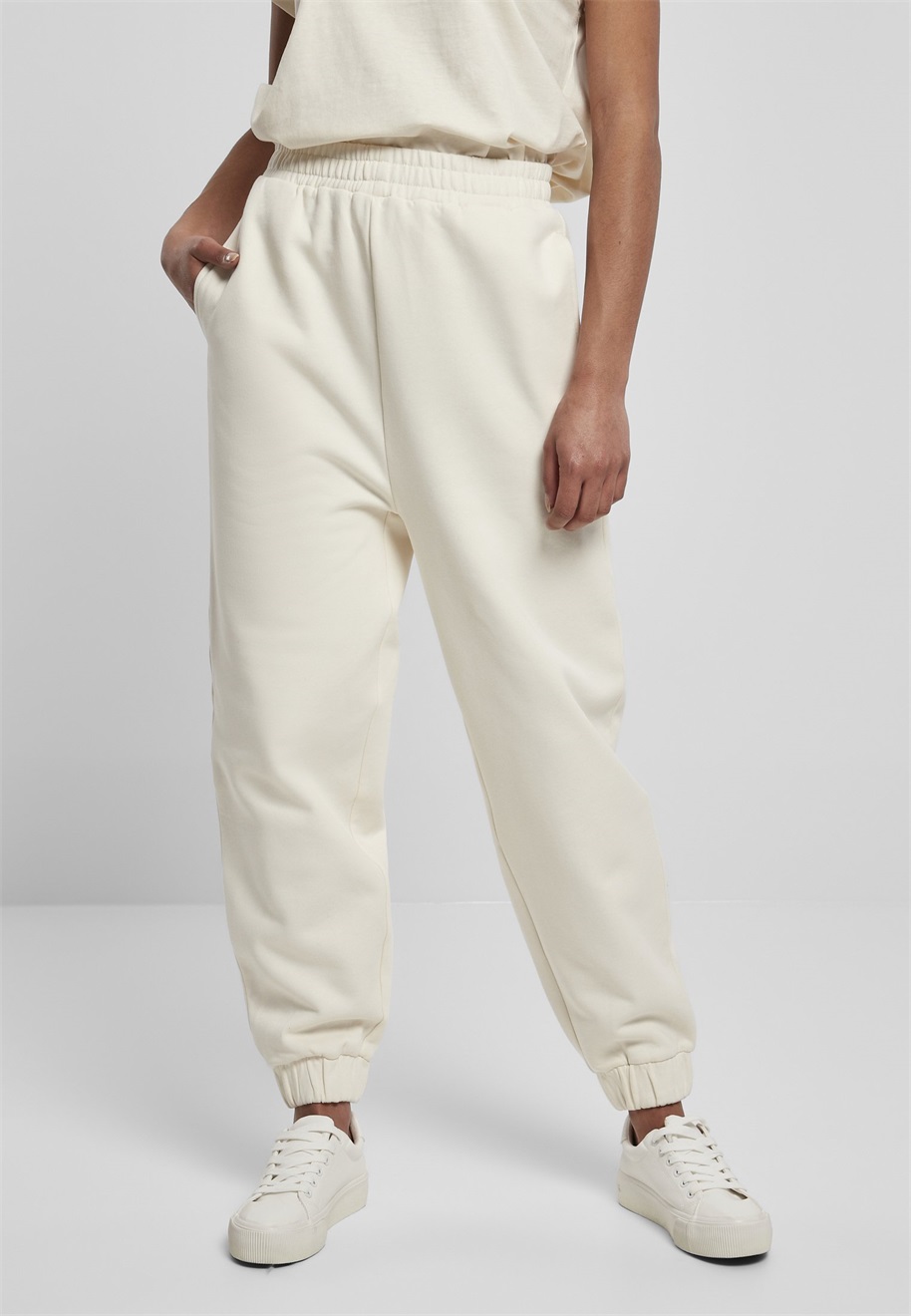 Urban Classics BALLON - Jogginghose - whitesand/sand