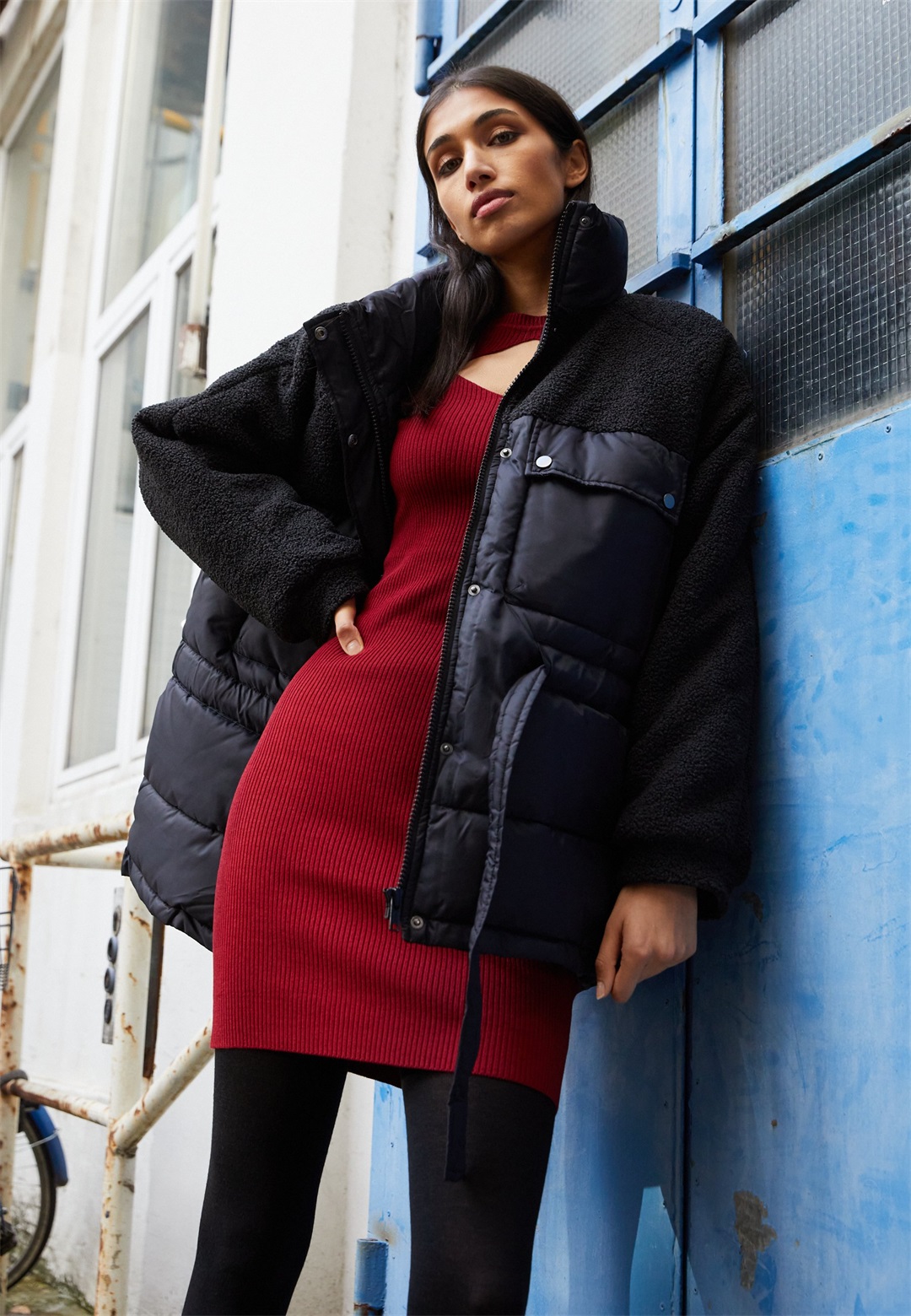 Urban Classics Winterjacke - black/schwarz