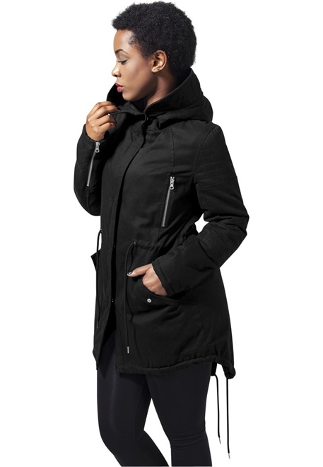 Urban Classics Parka - black/schwarz