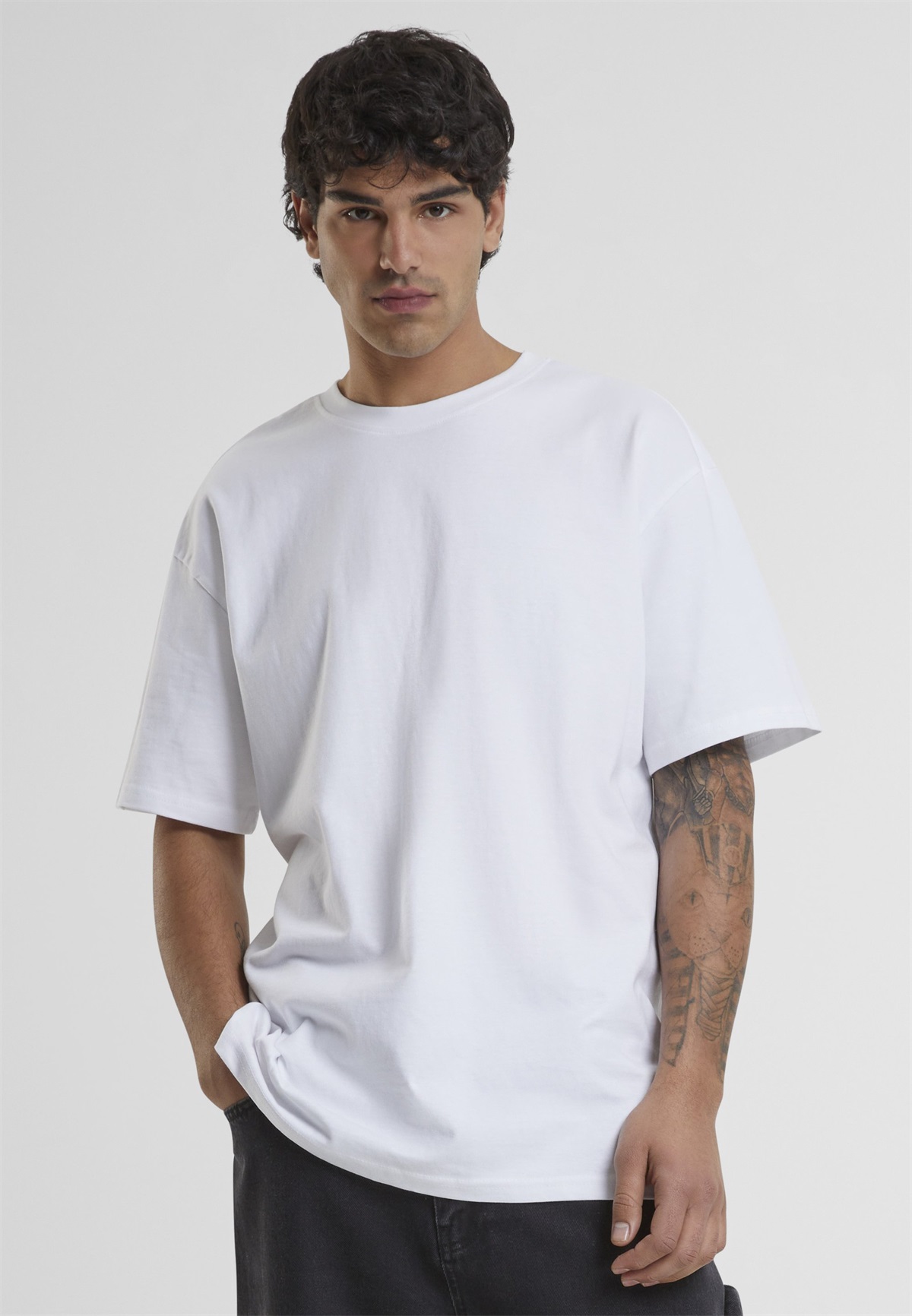 Urban Classics HEAVY - T-Shirt basic - white/weiß