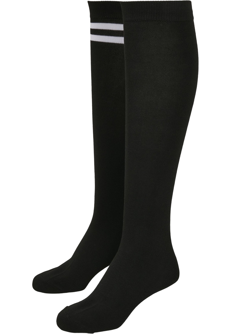 Urban Classics 2 PACK - Kniestrümpfe - black/schwarz