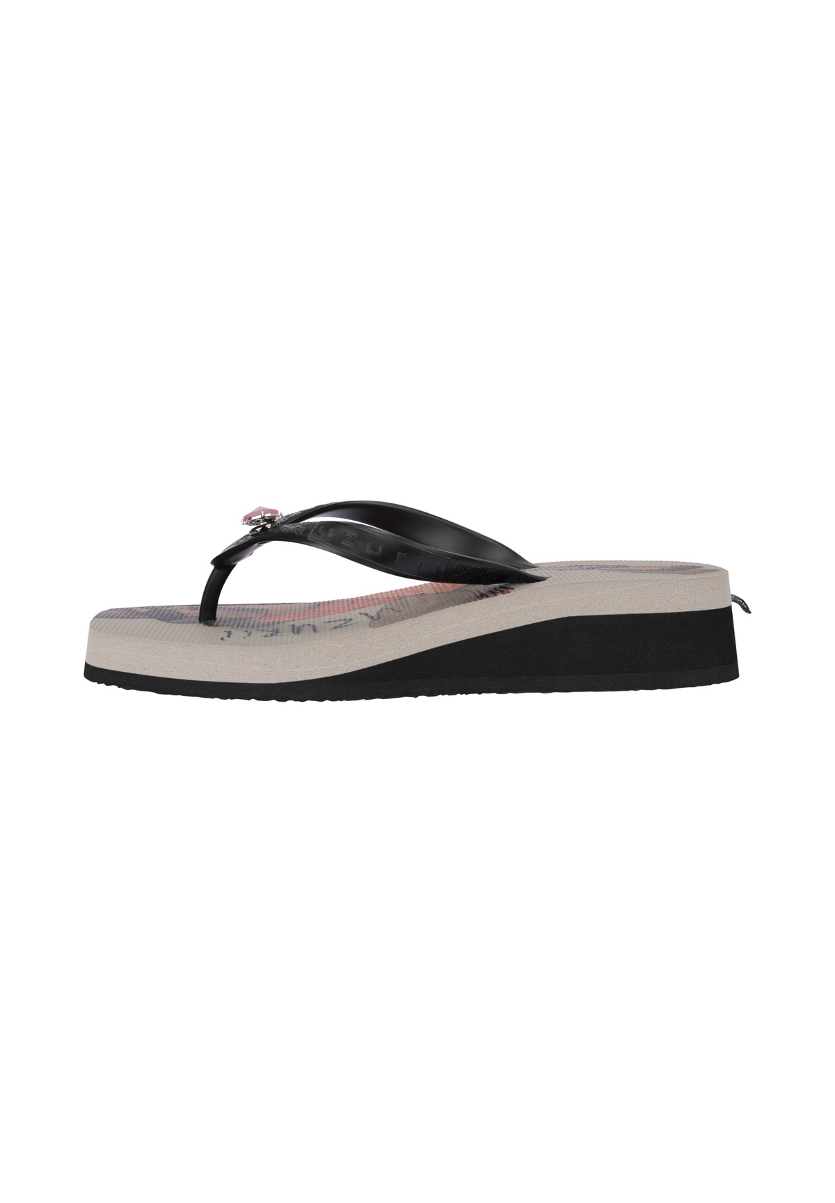 Uzurii BEACH COCKTAIL MID HEEL - Bade-Zehentrenner - taupe