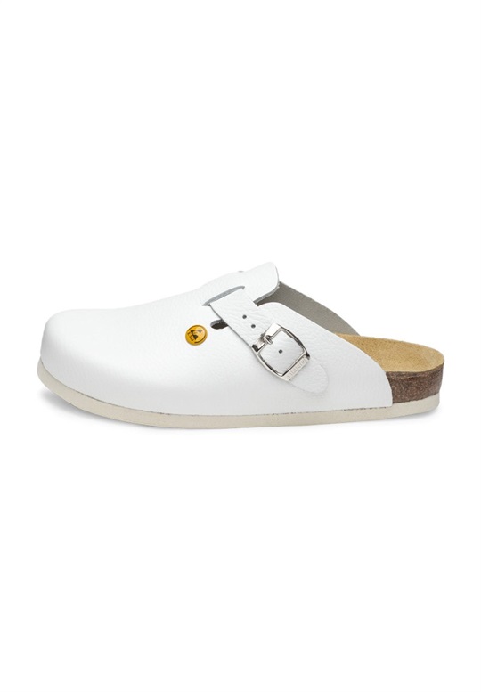 vitaform Pantolette flach - weiß