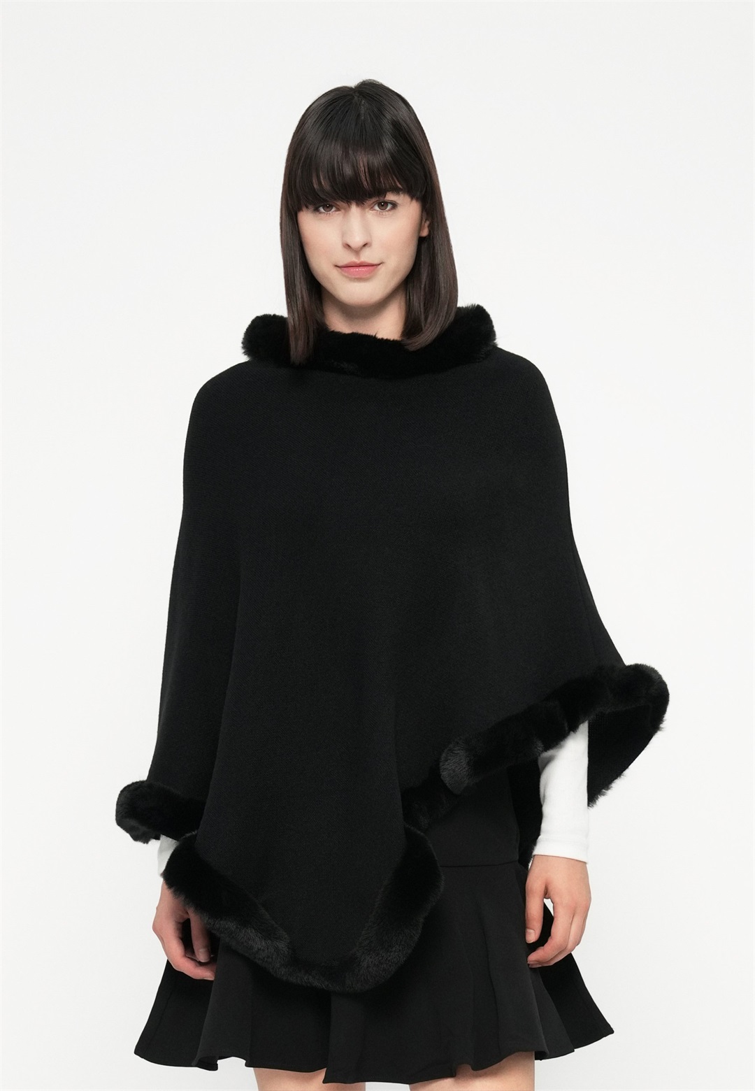 VILA VIHANNE CAPE - Cape - black/schwarz