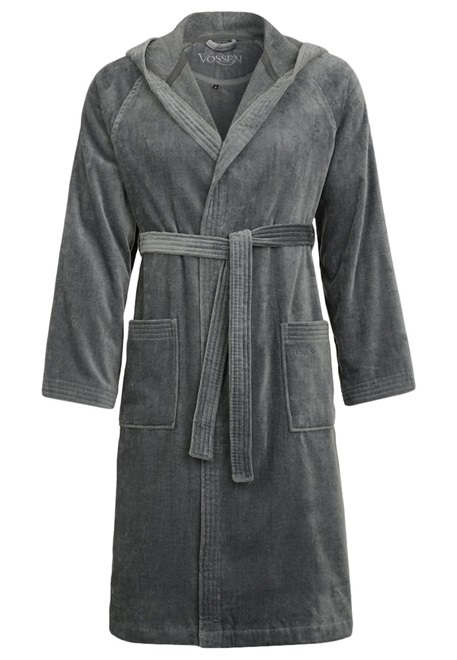 Vossen TEXAS UNISEX - Bademantel - BLUE-GREY/blaugrau