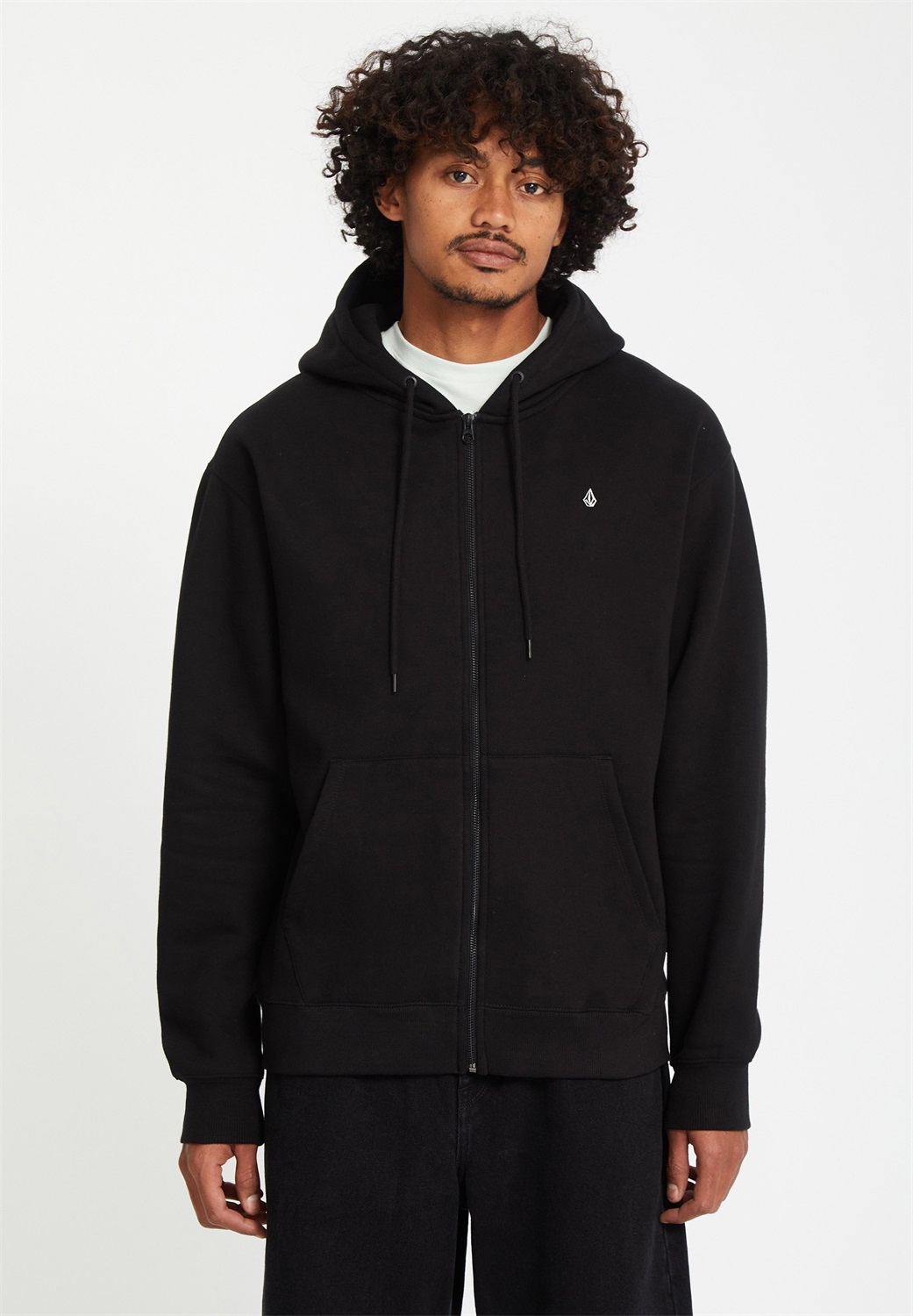 Volcom SINGLE STONE - Sweatjacke - black/schwarz