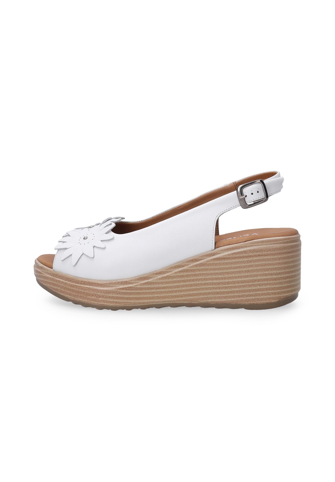 VENEZIA Plateausandalette - white/weiß