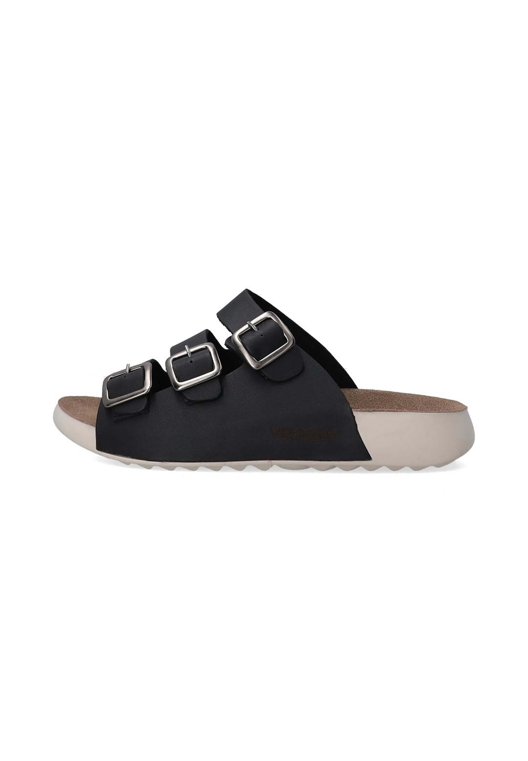 VENEZIA Pantolette flach - black/schwarz