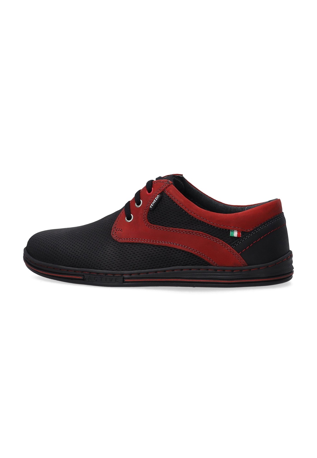 VENEZIA Sportlicher Schnürer - black/schwarz