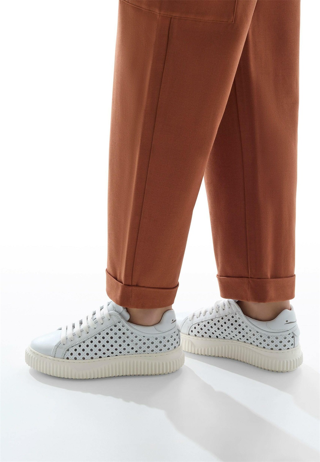 Voile Blanche HERIKA PERFORATED - Sneaker low - weiß