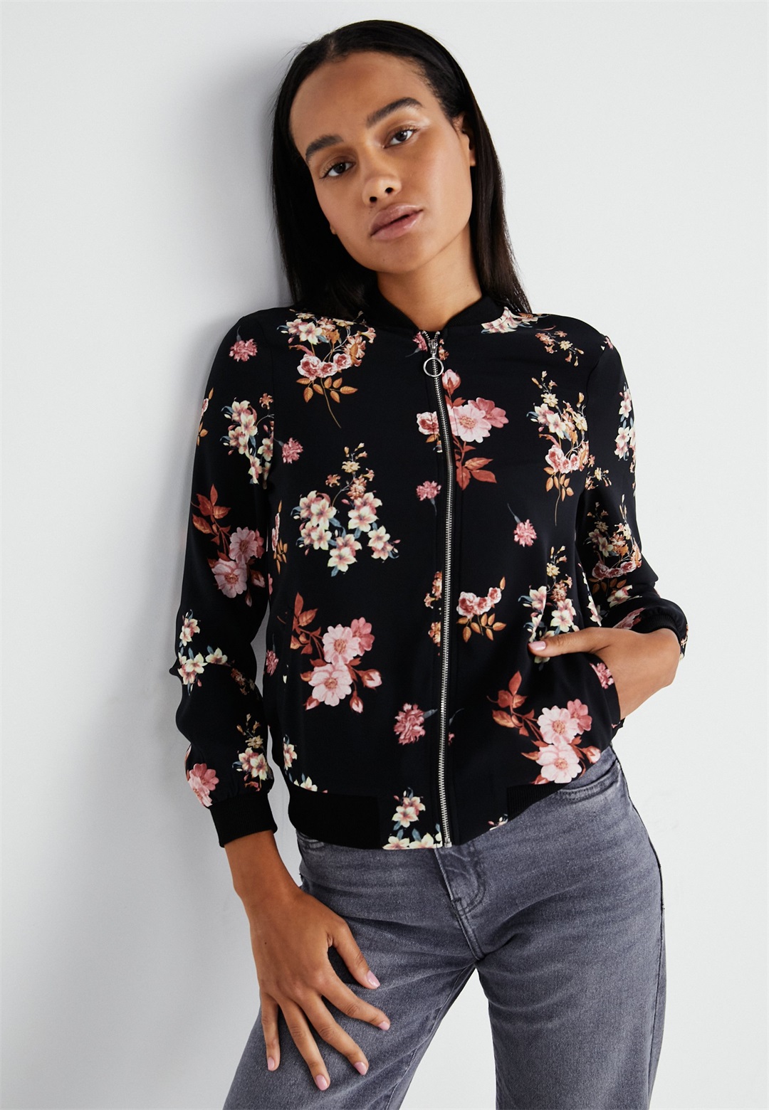 Vero Moda VMCOCO - Bomberjacke - black/schwarz
