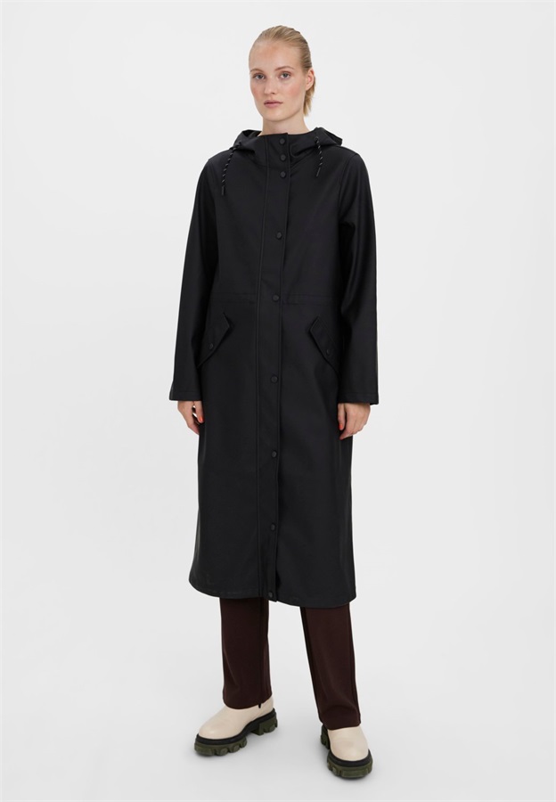Vero Moda VMMALOU AW22 - Klassischer Mantel - black/schwarz