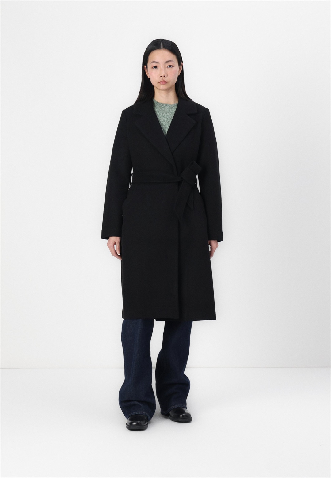 Vero Moda VMFORTUNEAYA GA NOOS - Klassischer Mantel - black/schwarz