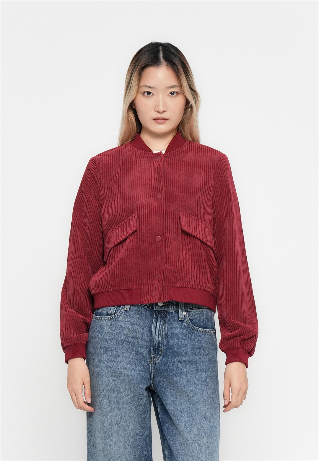Vero Moda VMRAINIE AMALA - Bomberjacke - syrah/rot