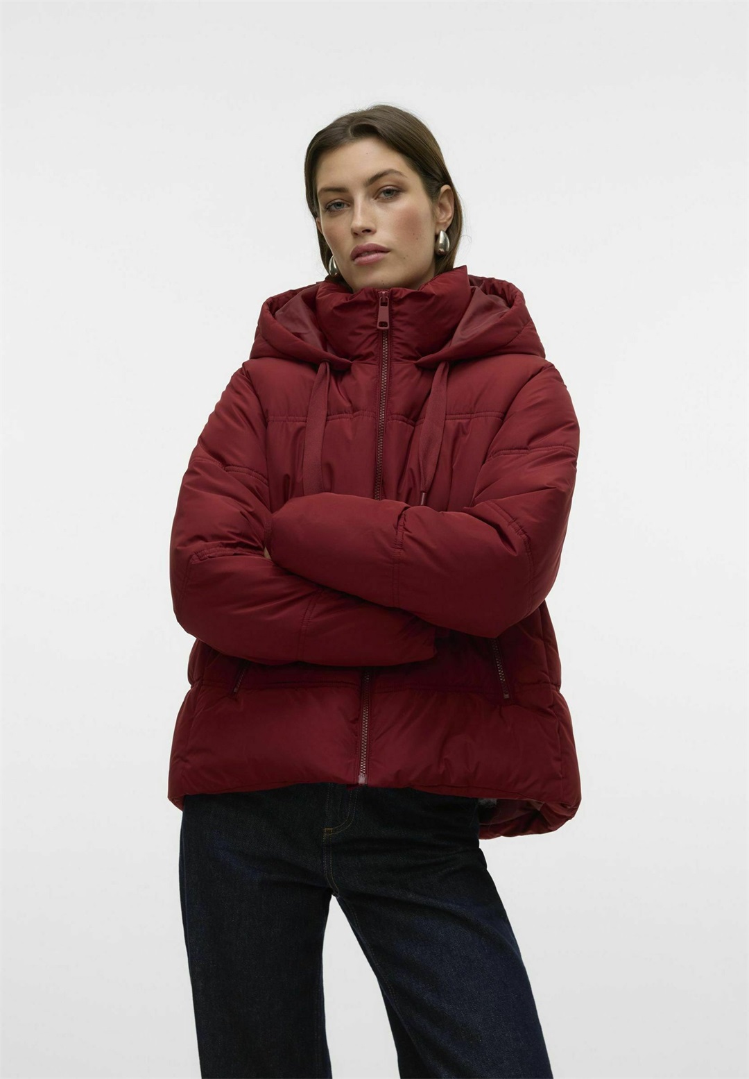 Vero Moda VMSOPHIE SHORT JACKET - Winterjacke - syrah/rot