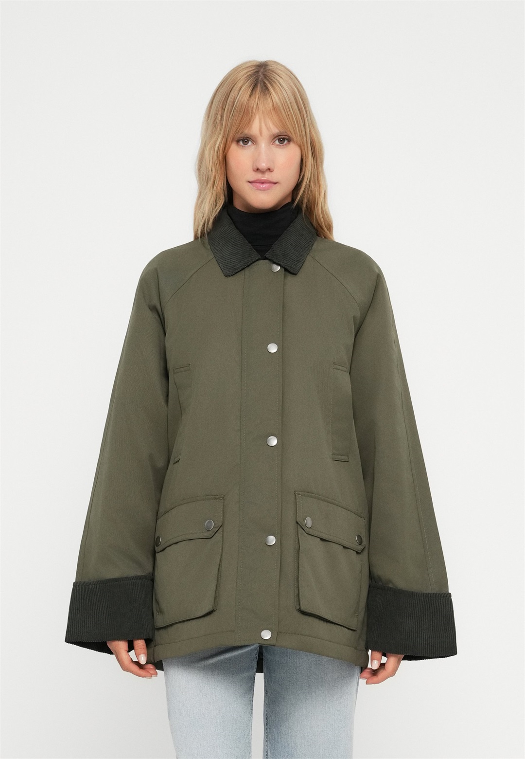 Vero Moda VMWALES JACKET - Winterjacke - grape leaf/dunkelgrün