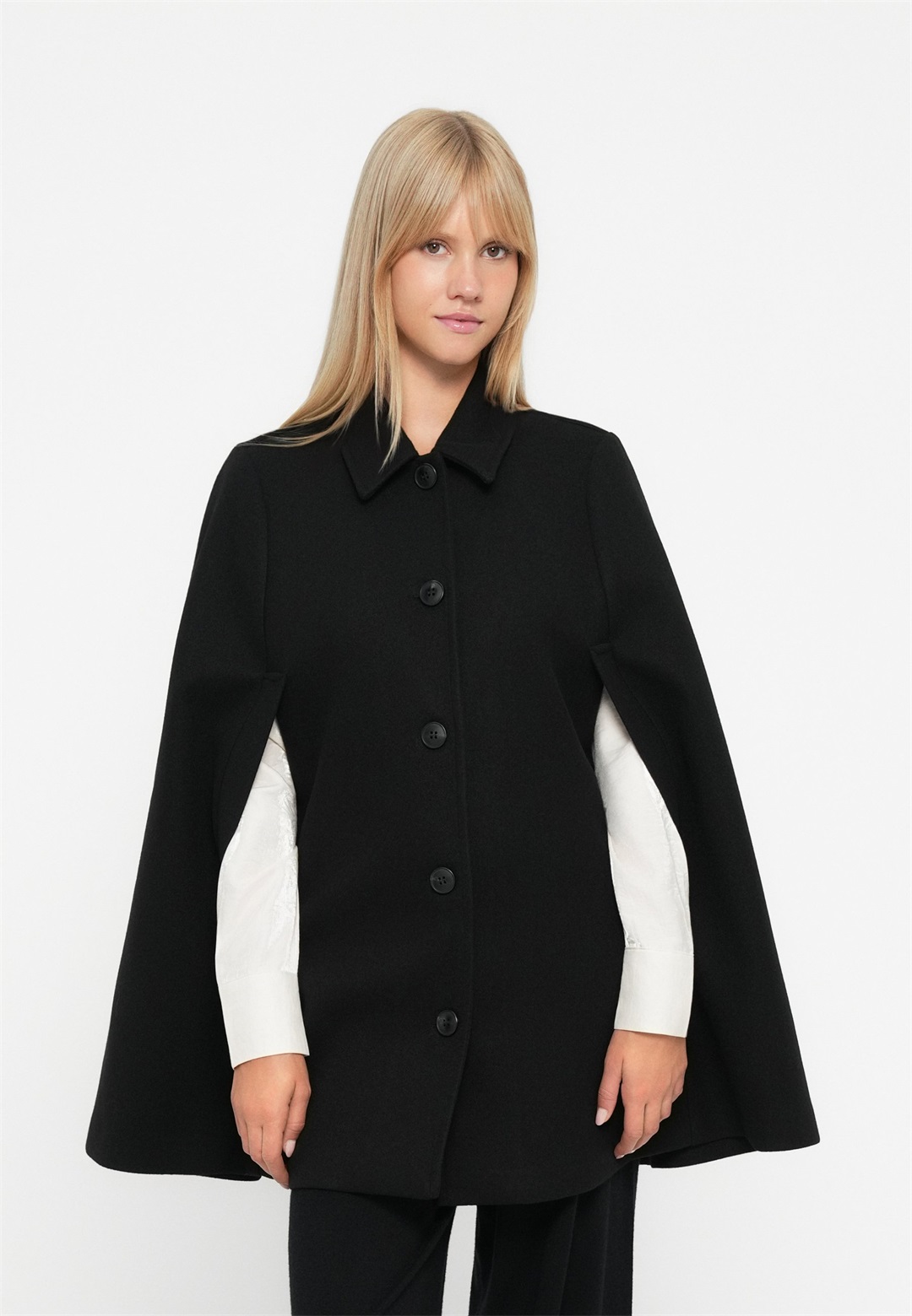 Vero Moda VMPOPCAPE - Cape - black/schwarz