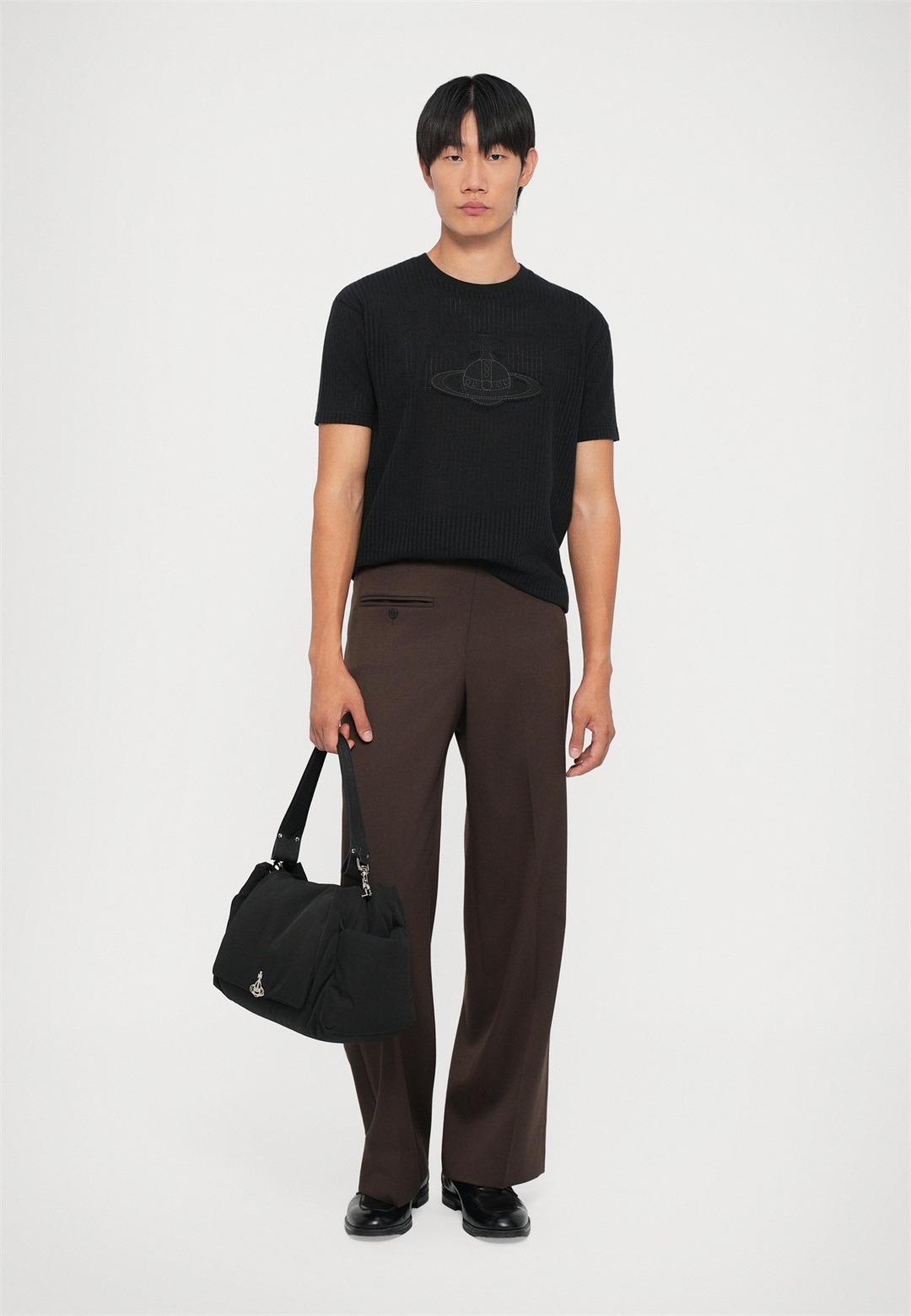 Vivienne Westwood ORB PATCH CLASSIC UNISEX - T-Shirt print - black/schwarz