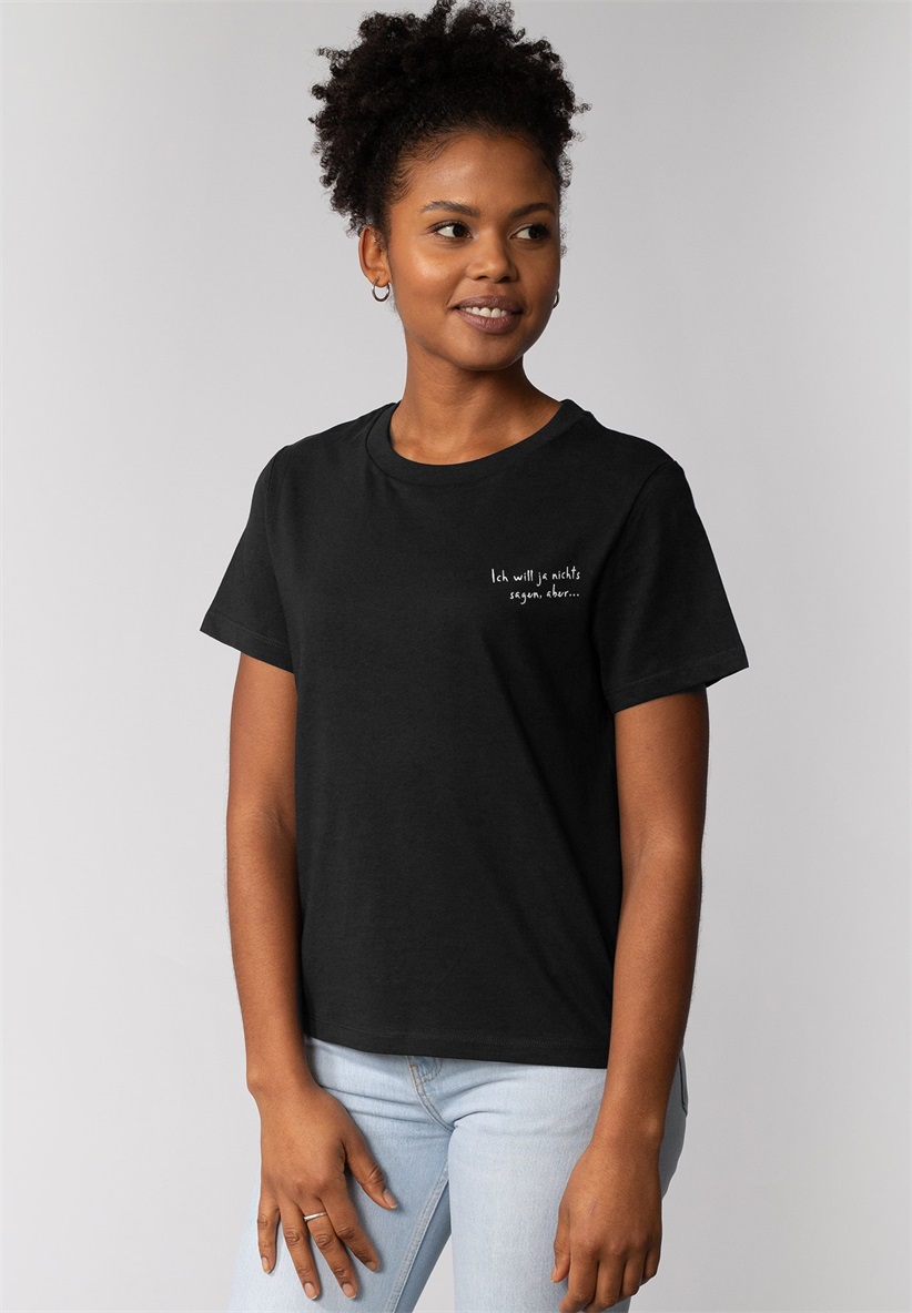watapparel T-Shirt basic - black/schwarz