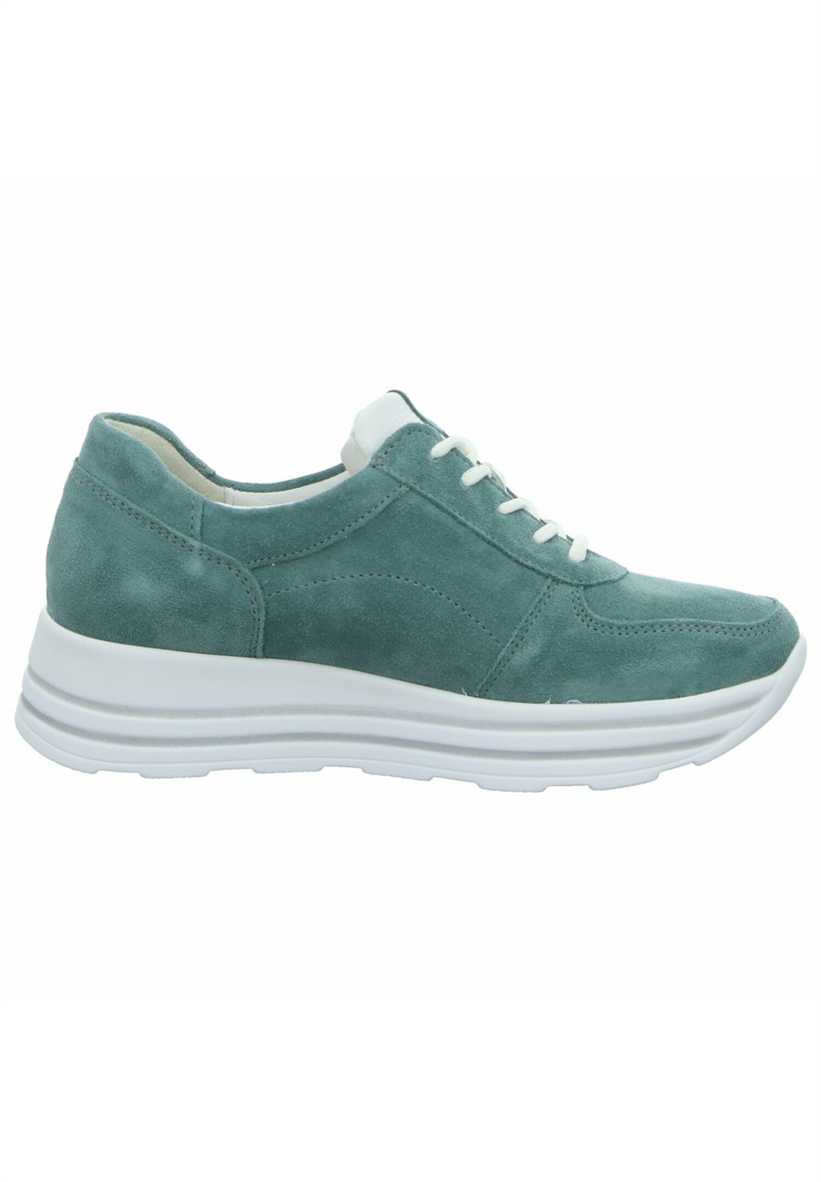 Waldläufer Sneaker low - grn/weiß