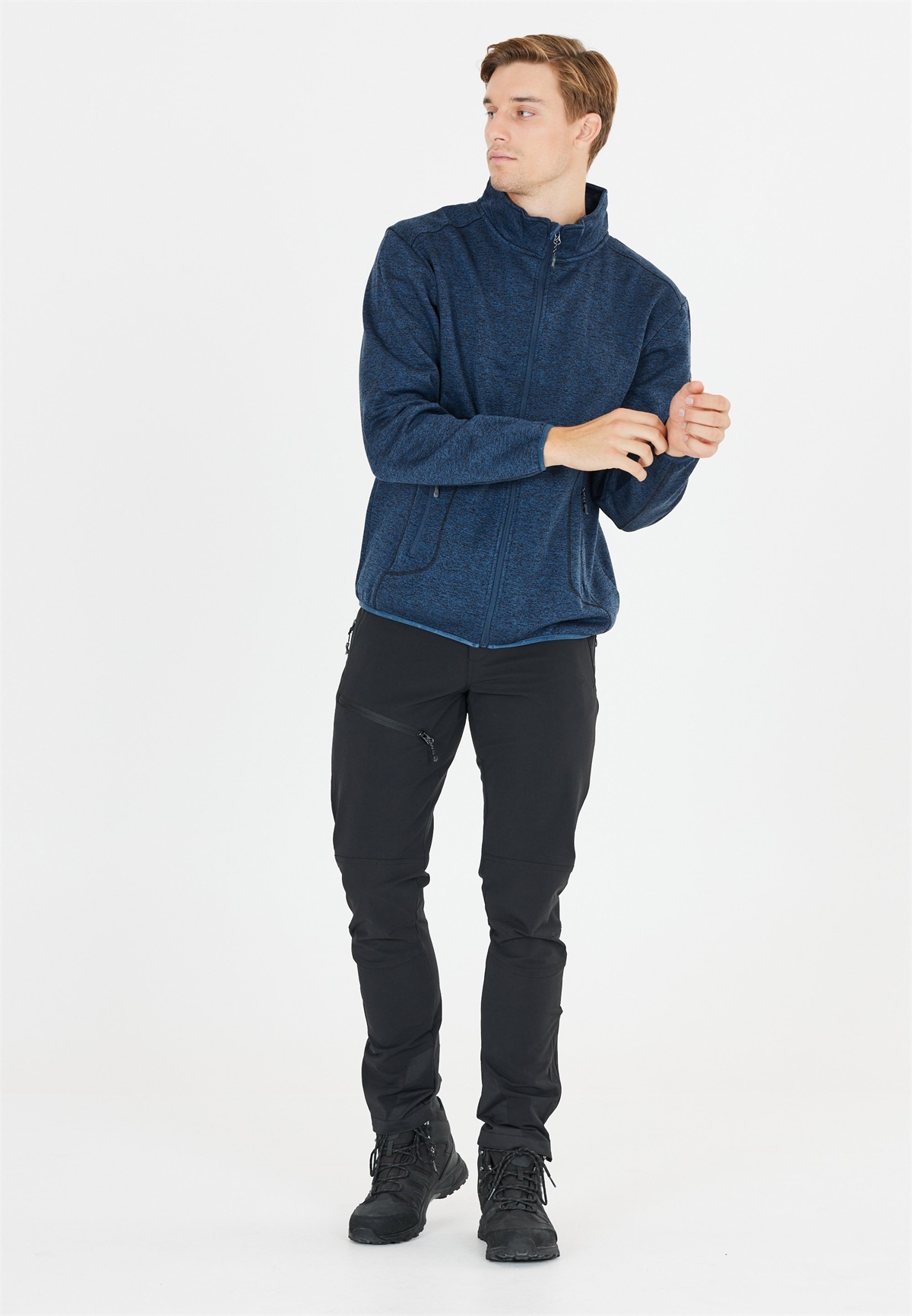 Whistler SAMPTON - Fleecejacke - dark denim/dunkelblau