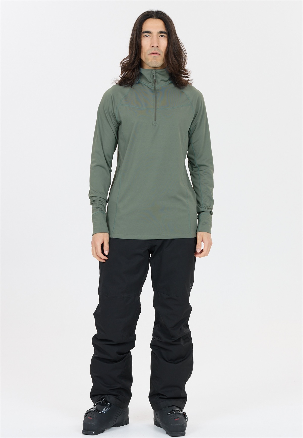 Whistler FUNKTIONS-BAGGIO - Langarmshirt - balsam green/dunkelgrün