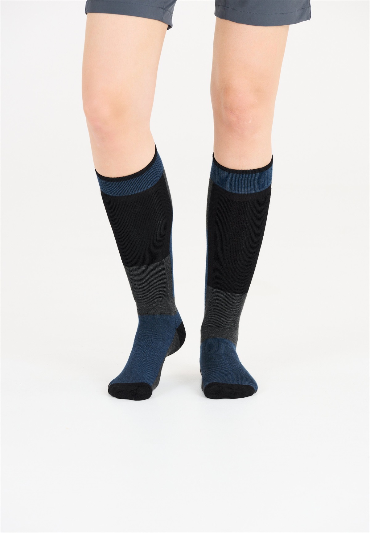 Whistler CORSICANA 2-PACK SKI UNISEX - Kniestrümpfe - ensign blue/blau