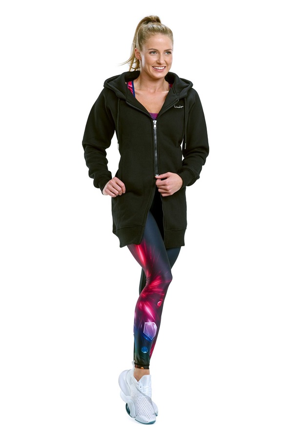 Winshape Sweatjacke - black/schwarz