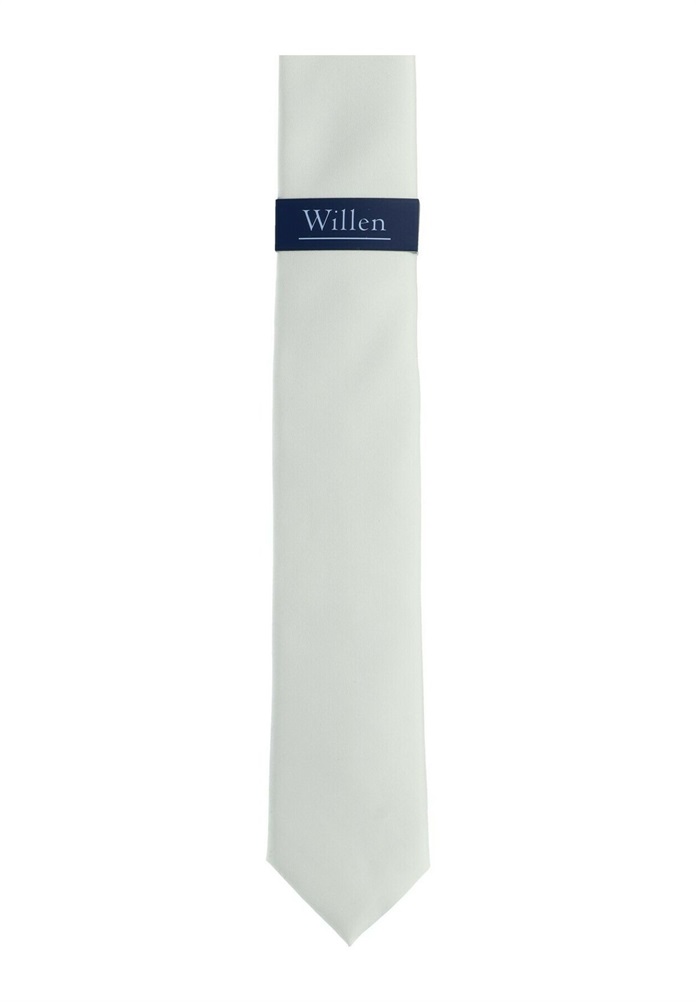 WILLEN Krawatte - champagner/offwhite