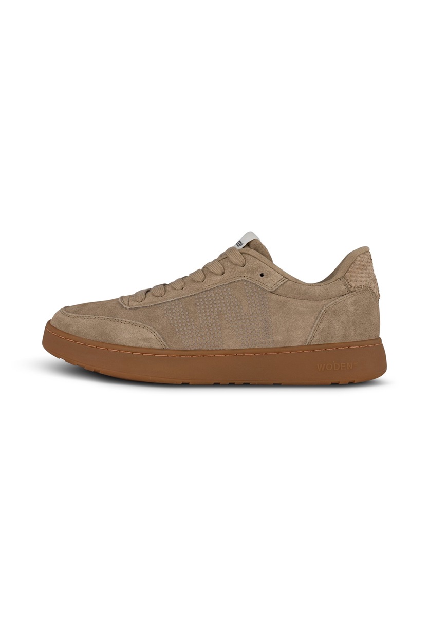 Woden TOKE - Sneaker low - silver mink/braun