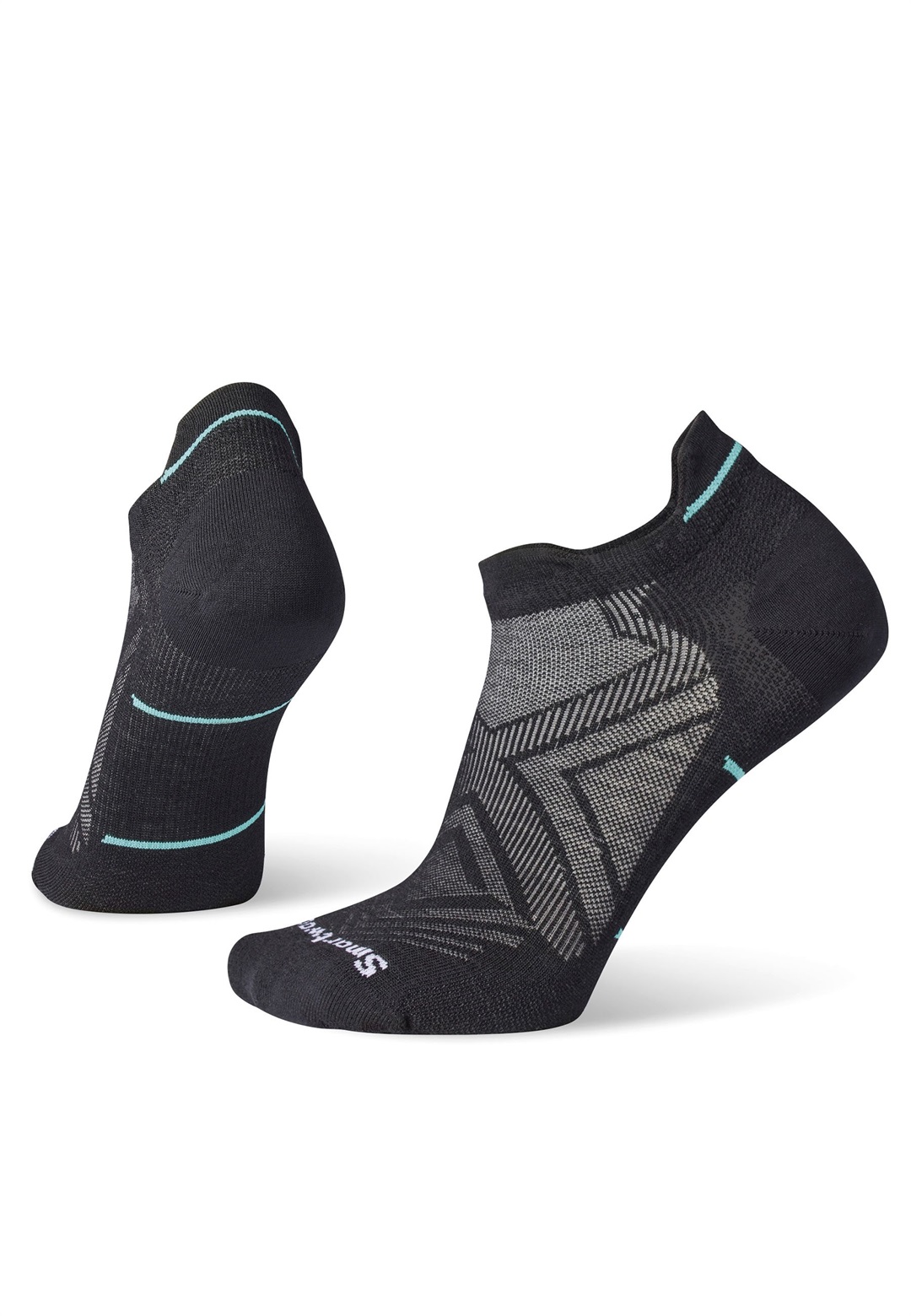 Smartwool WOMENS RUN CUSHION LOW ANKLE SOCKS - Sportsocken - black/schwarz
