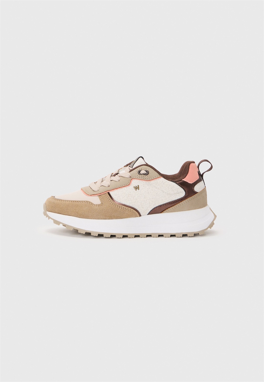 Wrangler BONNIE - Sneaker low - moonbeam/taupe/taupe