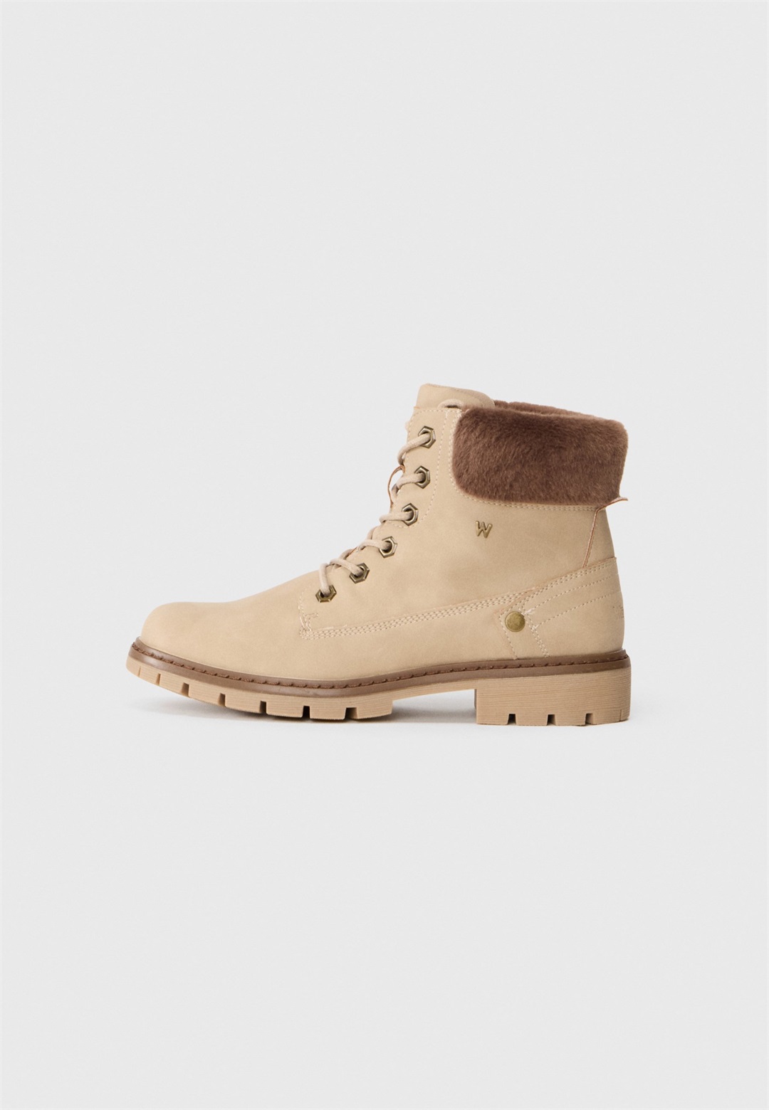 Wrangler CASSSIDY - Schnürstiefelette - beige