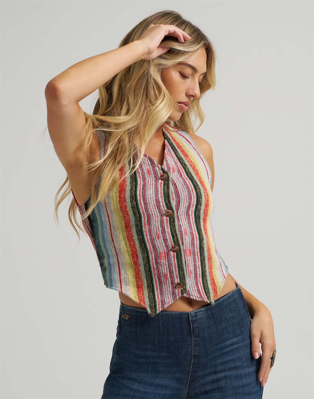 Wrangler WRANGLER x LAINEY WILSON RODEO BEN VEST - Weste - apricot