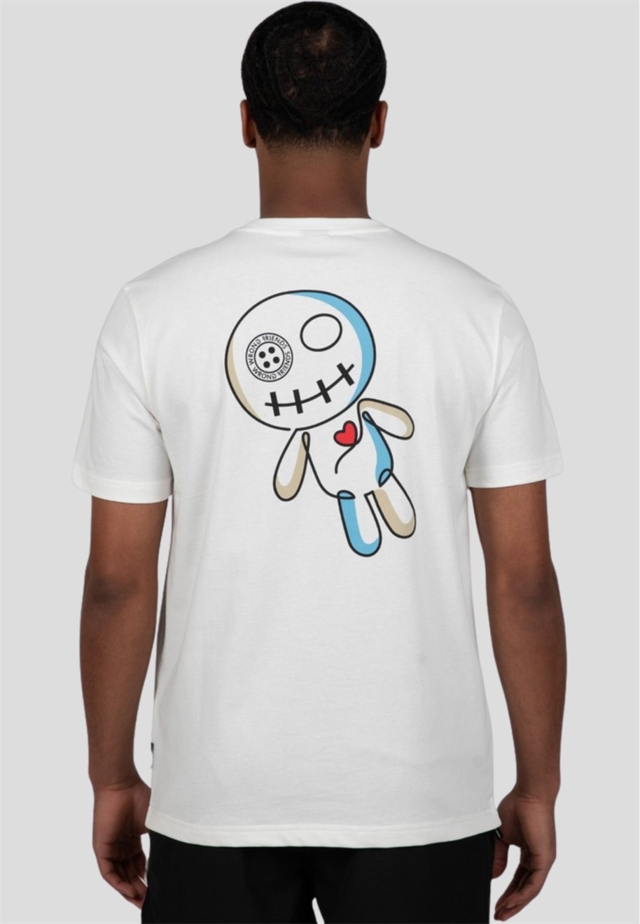Wrong Friends T-Shirt print - coconut white/weiß