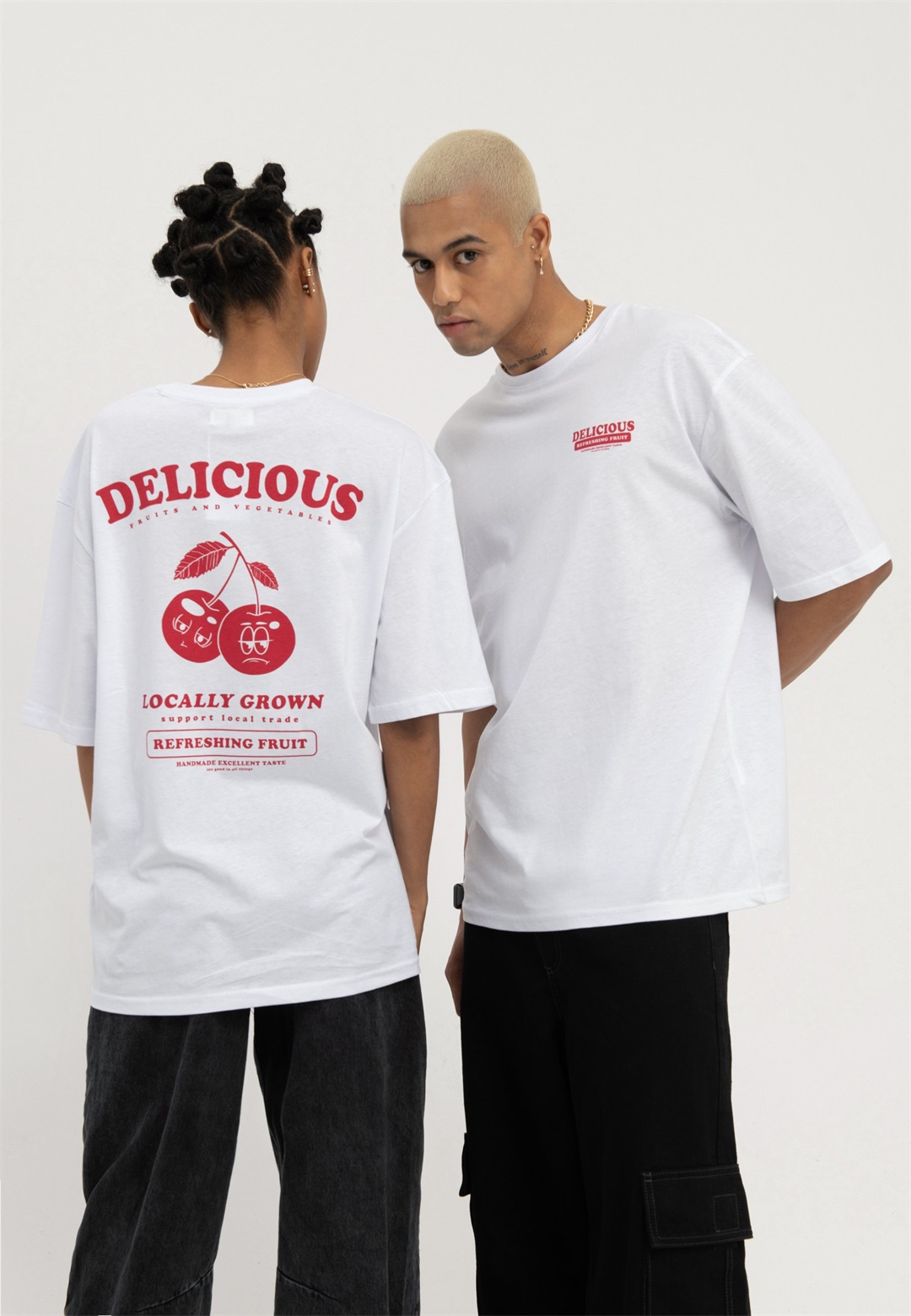 YOURTURN UNISEX - T-Shirt print - white/weiß