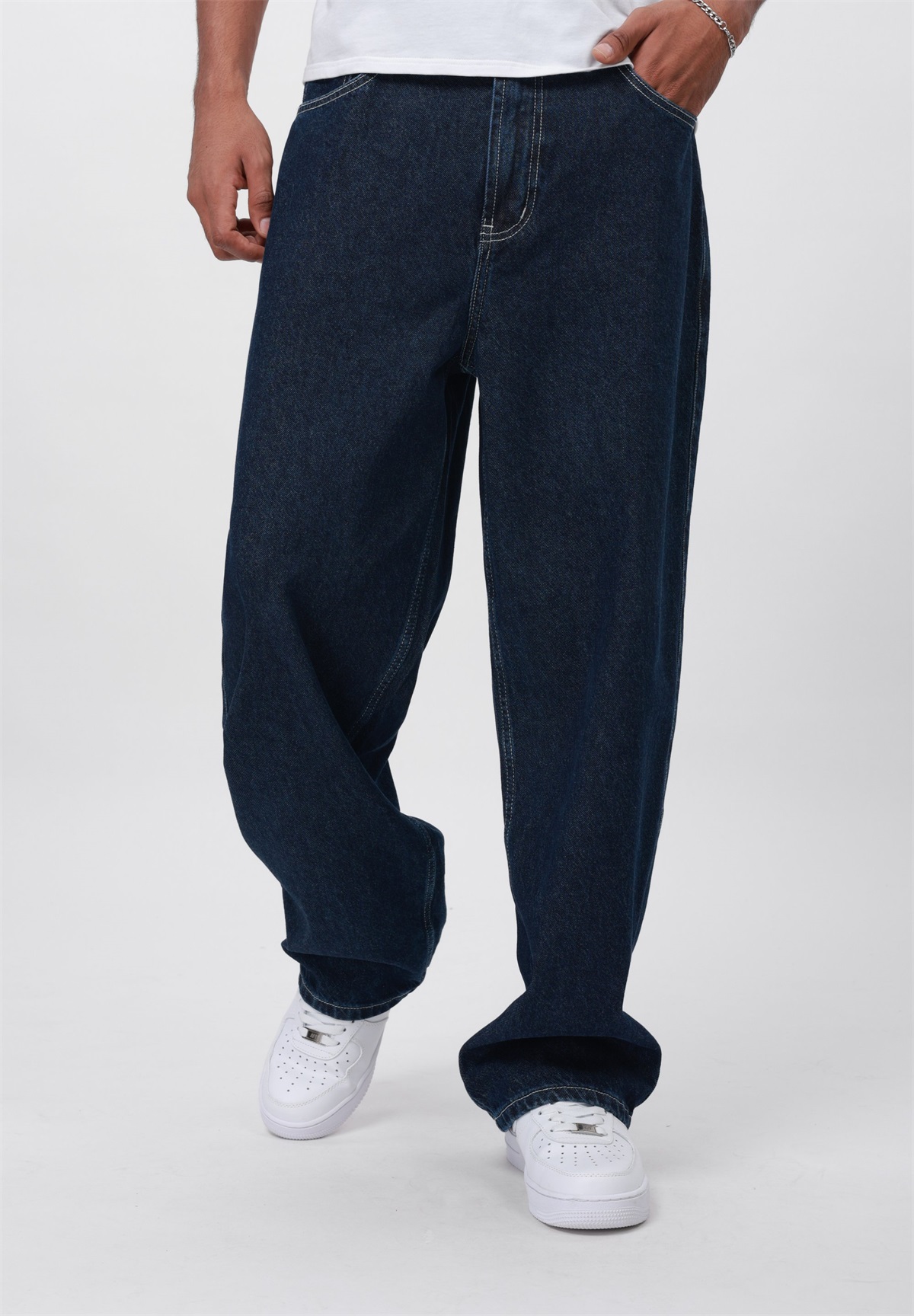 YOURTURN UNISEX - Jeans Straight Leg - rinsed denim