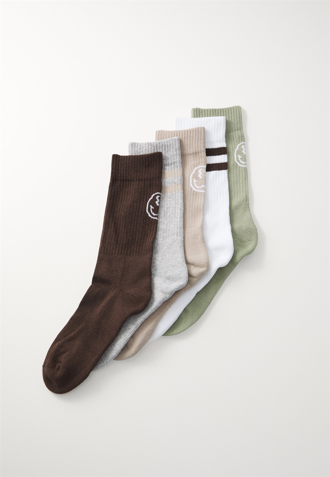 YOURTURN 5 PACK UNISEX - Socken - black/white/grey/schwarz