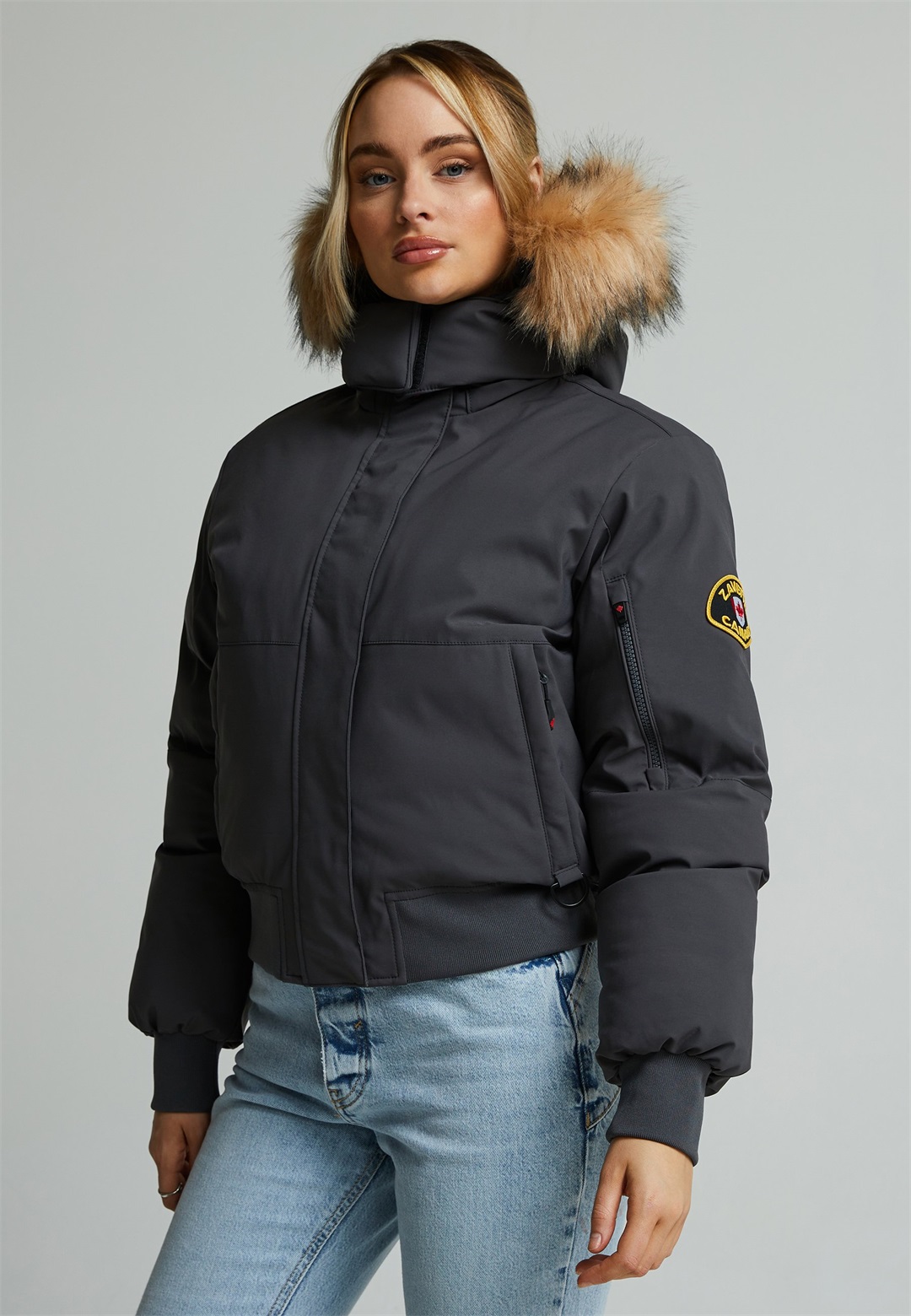Zavetti Canada OLIVIA - Winterjacke - asphalt/grau