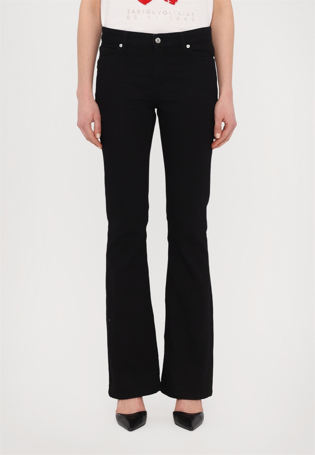 Zadig & Voltaire ECLIPSE - Jeans Slim Fit - noir/schwarz
