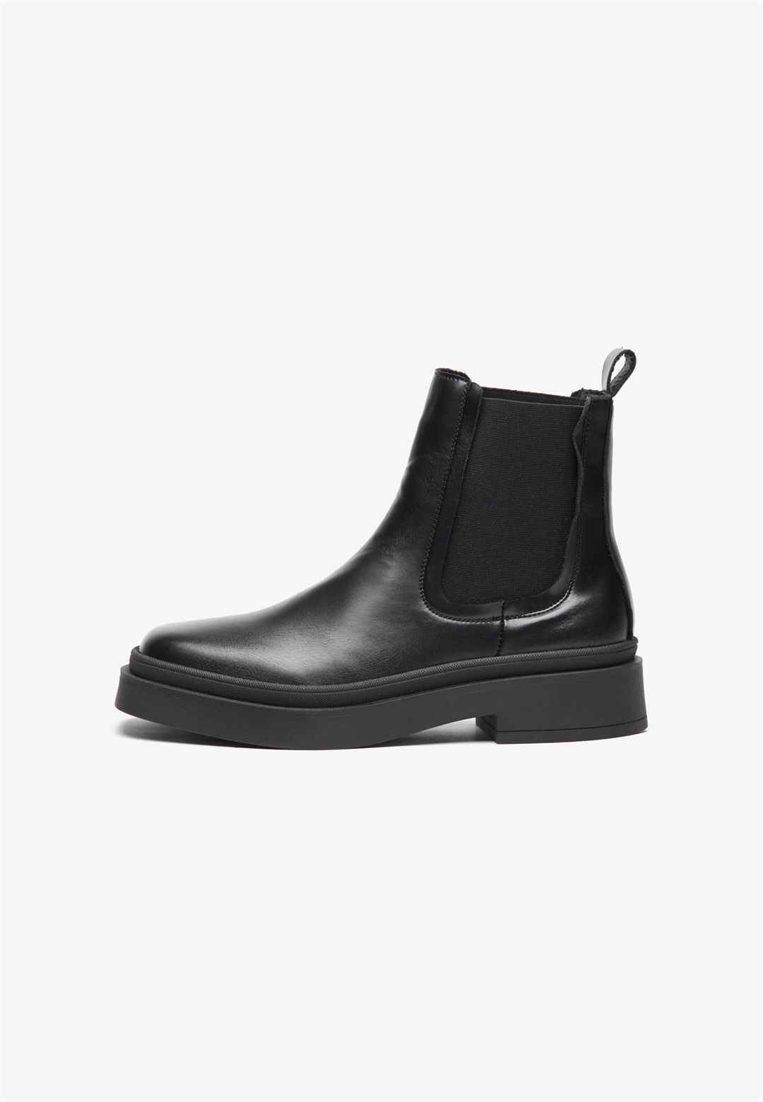 Zign LEATHER - Plateaustiefelette - black/schwarz