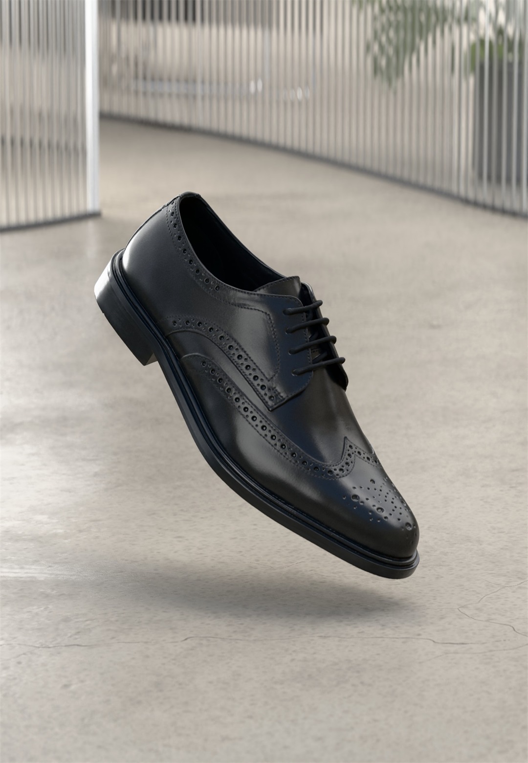 Zign LEATHER - Business-Schnürer - black/schwarz
