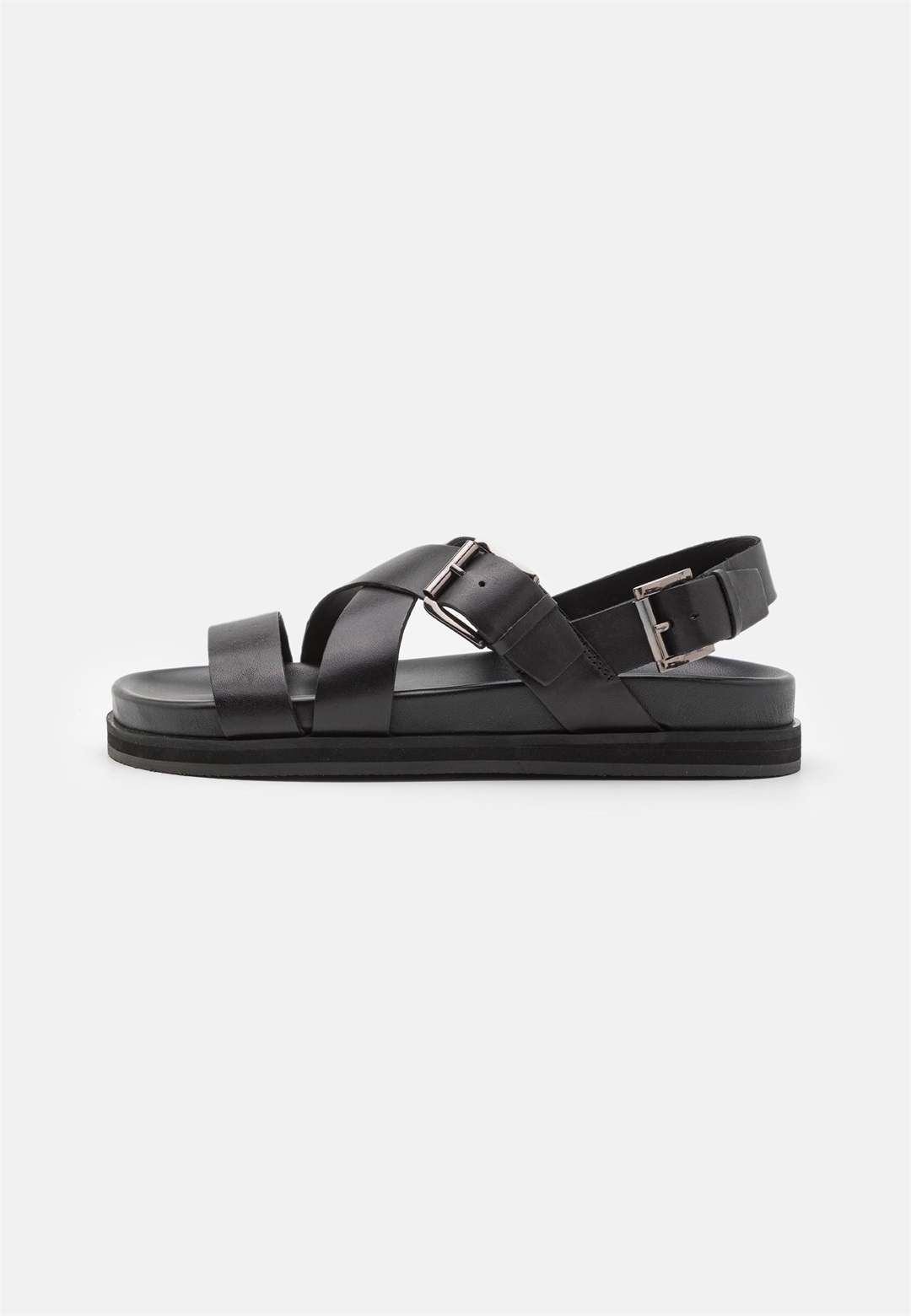 Zign LEATHER - Riemensandalette - black/schwarz